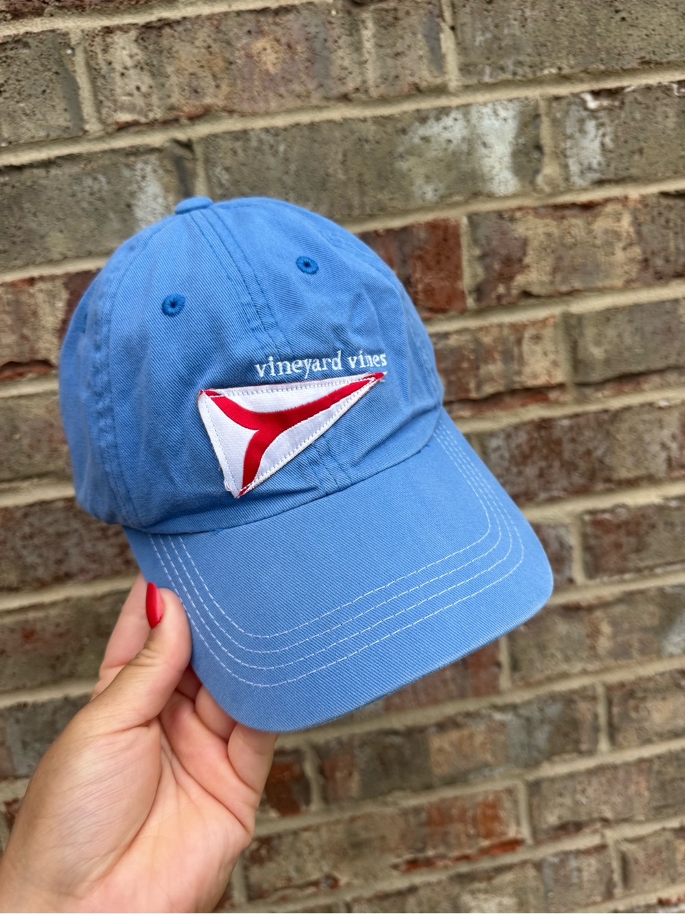 Vineyard Vines Blue Sailing Flag Adjustable Cap Hat